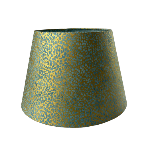 Abat-jour Maya bleu conique taille M