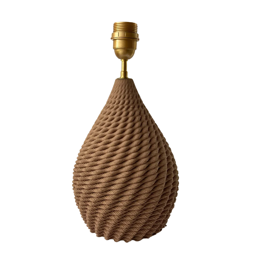 Pied de lampe CORDEE brun taille M
