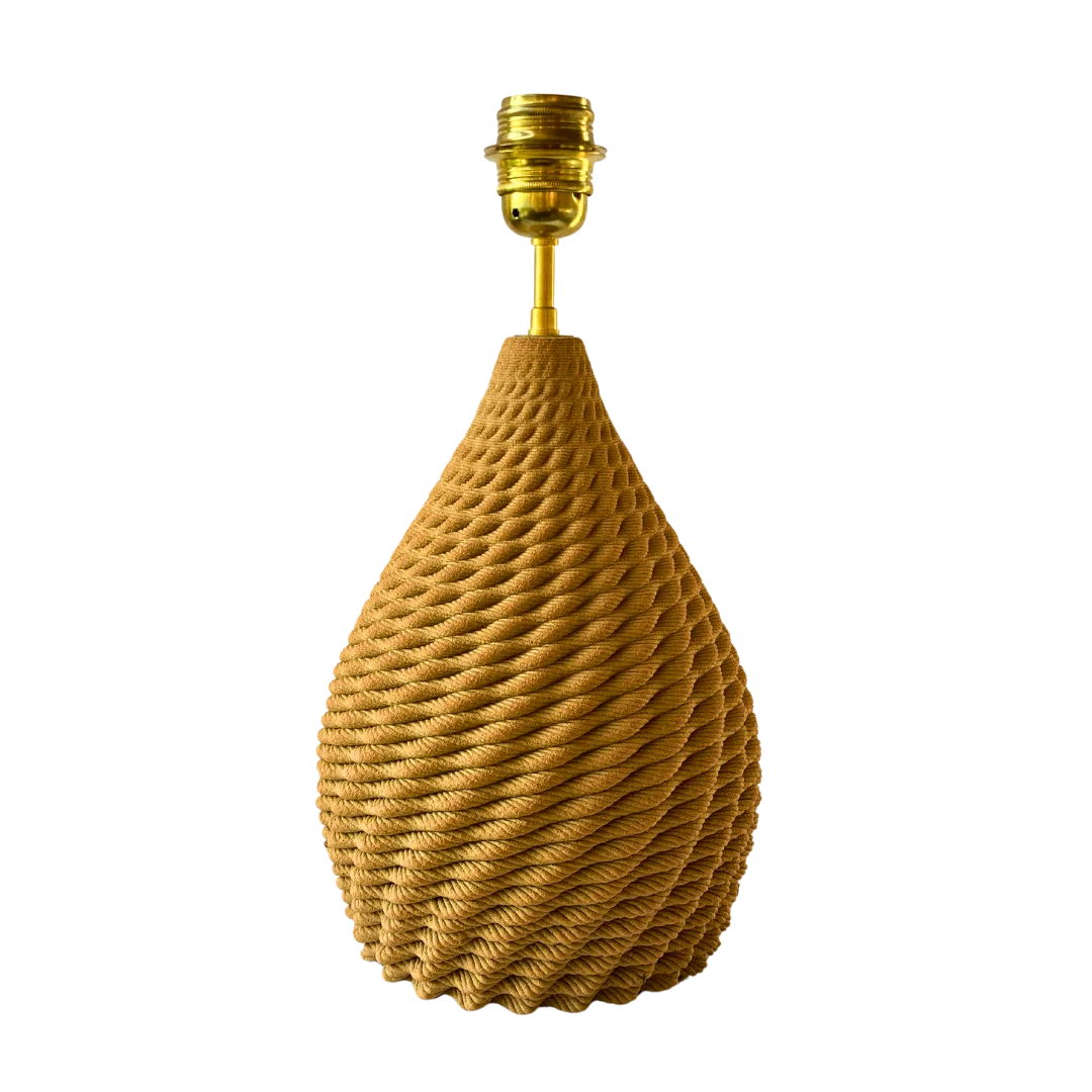 Pied de lampe CORDEE roux taille L
