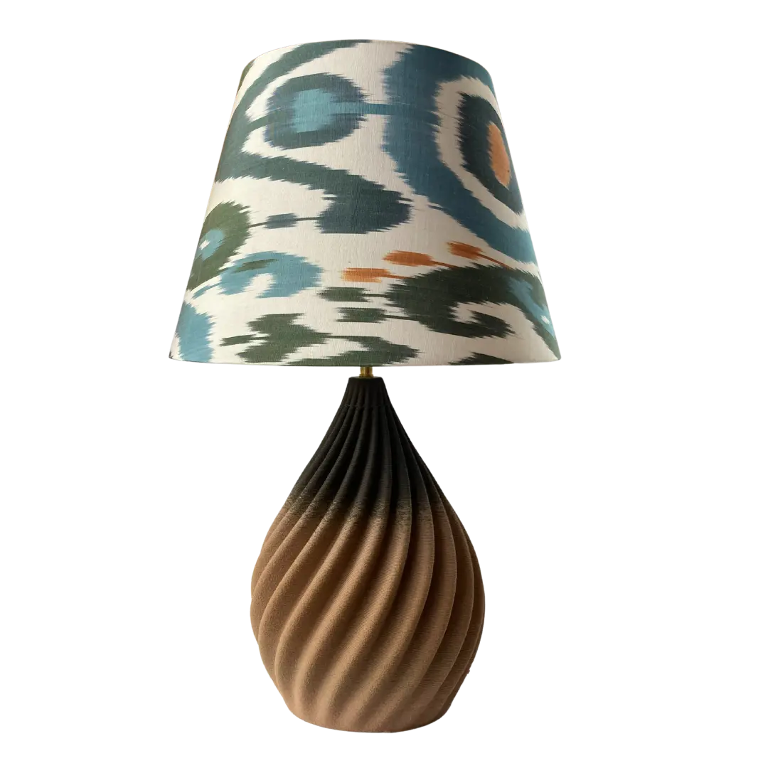 Pied de lampe MERINGUE bicolore taille L